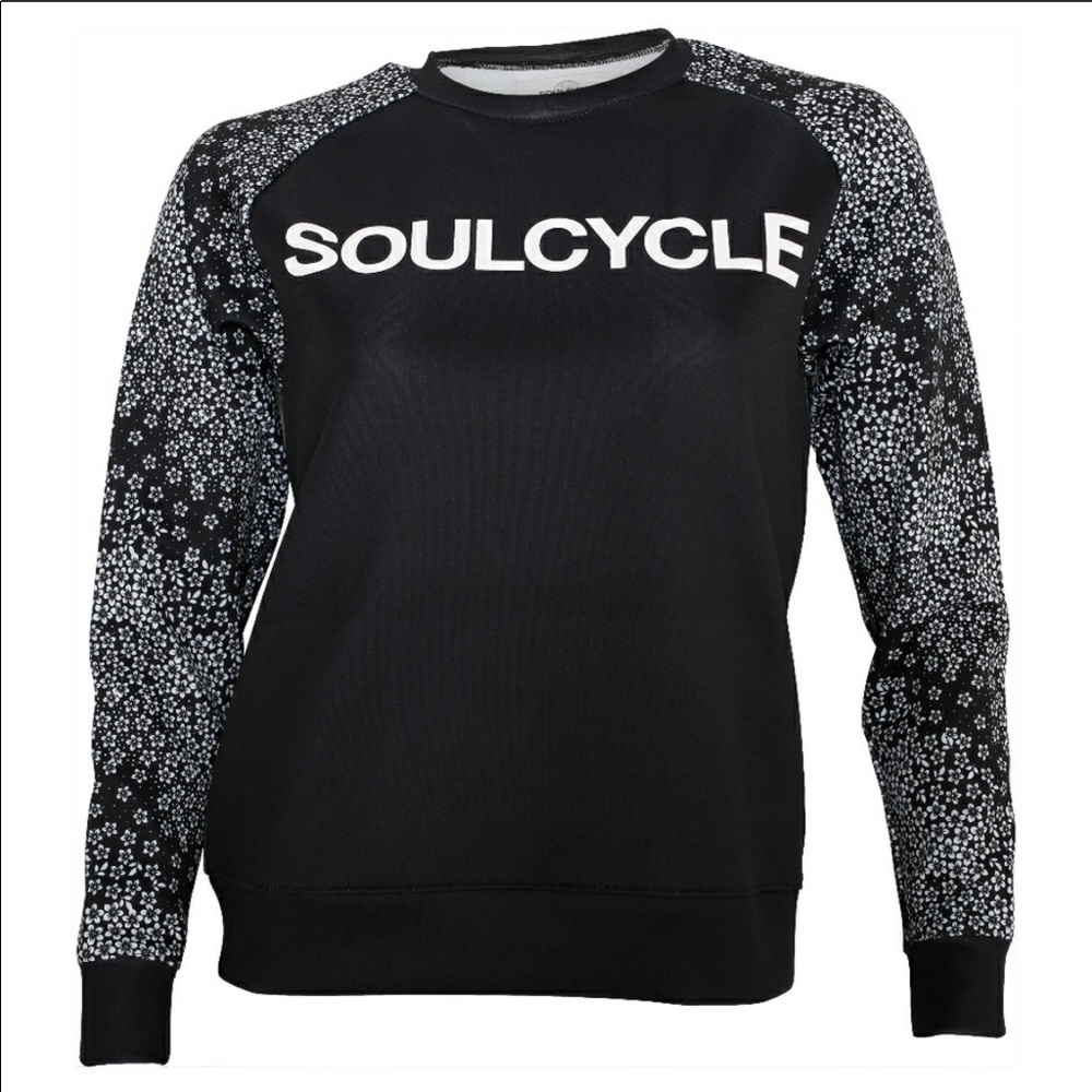 NWOT Floral Sweatshirt by SoulCycle